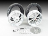 キタコ　12インチキャストホイールキット　シルバー　V125 LO用